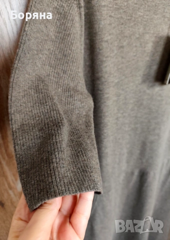 Woodling нова зимна рокля от фино мерино с брошка, снимка 8 - Рокли - 53446452