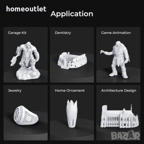 ПРОМОЦИЯ 3D принтер CREALITY HALOT-ONE PRO CL-70 – висока прецизност и модерна светлинна технология, снимка 5 - Друга електроника - 52802900