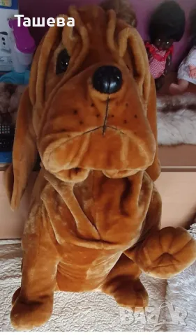Голяма плюшена играчка куче 80см, снимка 1