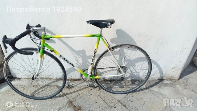 ретро шосеен D.Dusausoit Columbus SL 55 см монтаж Campagnolo Mirage 8 ск, снимка 8 - Велосипеди - 53724128