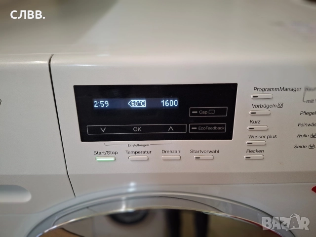 Продавам пералня MIELE W1, снимка 4 - Перални - 52733830