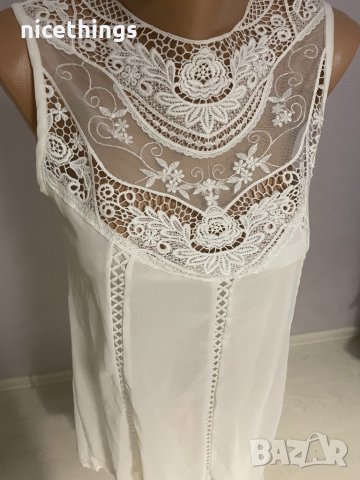 Бяла рокля размер S