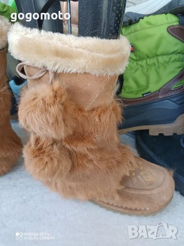 КАТО НОВИ апрески Dockers® Snow Boots original, N- 35 - 36 топли боти, ботуши, 100% естествена кожа,, снимка 7 - Дамски апрески - 39640773