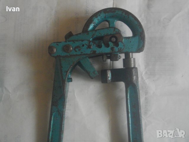 Ръчен Тръбогиб 15мм/16мм-Уред Огъване Метални Тръби-Старо Качество-Немски-DAKO-Регулация Радиус , снимка 10 - Други инструменти - 44495355