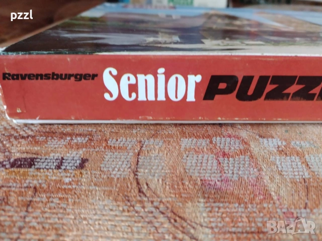 Пъзел за възрасни хора "Rothenburg” Ravensburger 1972г. 800 части , снимка 4 - Пъзели - 53695632