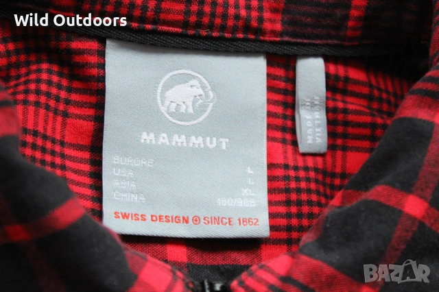 MAMMUT - мъжка спортна риза, размер L, снимка 4 - Спортни дрехи, екипи - 53089089