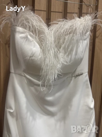 Официална бяла рокля, снимка 2 - Рокли - 51306963