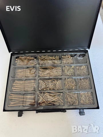 Метален Органайзер с винтове за дърво Rocket Bois & Agglo – 800 бр., снимка 2 - Железария - 50817938