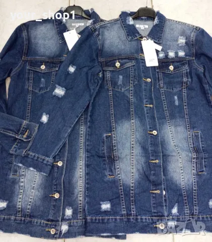 Дамско дънково яке , снимка 1