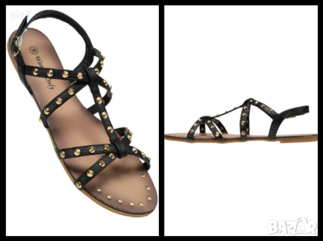 страхотни лекички сандали с капси внос от Франция за 15лв. 