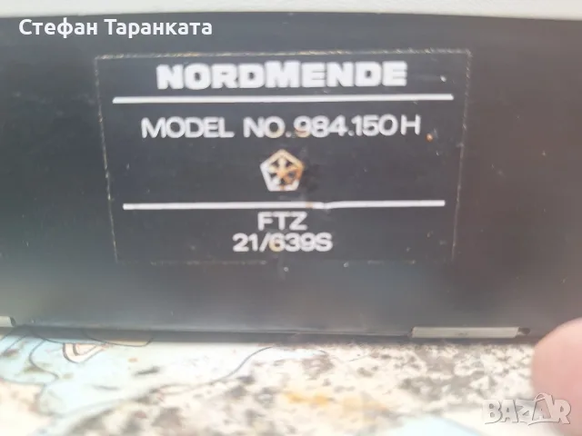 Радио тунер Nordmende , снимка 7 - Радиокасетофони, транзистори - 55733337