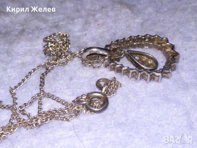 СРЕБЪРЕН СКЪПОЦЕНЕН ВИНТИДЖ АРТ МЕДАЛЬОН СРЕБРО 925 с ПОСРЕБРЕНА ВЕРИЖКА от НЕРЪЖДАЕМА СТОМАНА 38512, снимка 5 - Колиета, медальони, синджири - 41472394