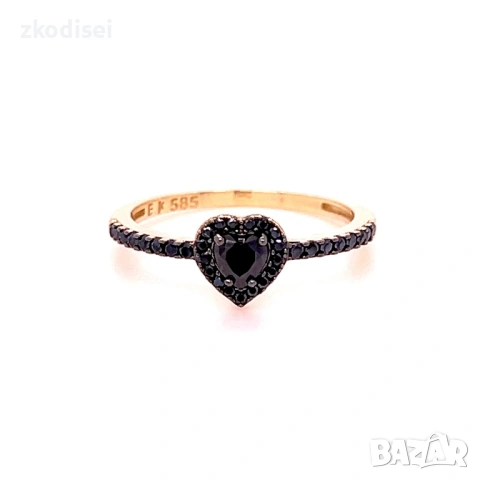 Златен дамски пръстен 1,93гр. размер:57 14кр. проба:585 модел:37723-3