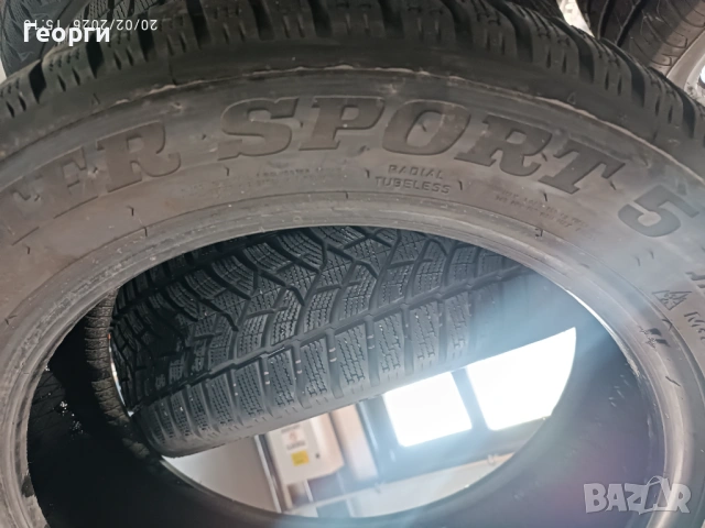 2бр.зимни гуми 215/55/17 Dunlop, снимка 6 - Гуми и джанти - 53611588