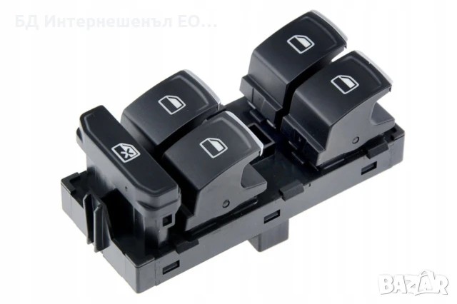 5G0959857  Бутон ключ за стъкла, Volkswagen, VW Passat B8, Golf 7, Polo 6, Хром