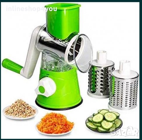 Многофункционално ренде-мелничка със сменящи се приставки, снимка 4 - Кухненски роботи - 33854895