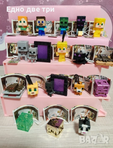 Kinder joy Minecraft- 28 фигурки, пълна серия, снимка 3 - Колекции - 53749621