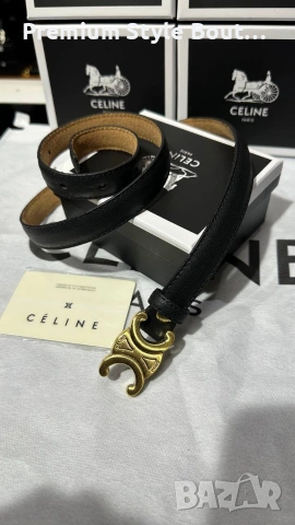 колани от естествена кожа в кутия celine , снимка 6 - Колани - 53744855