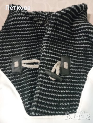 Нов ватиран суичър с ефектна яка и закопчаване , снимка 2 - Суичъри - 50086707