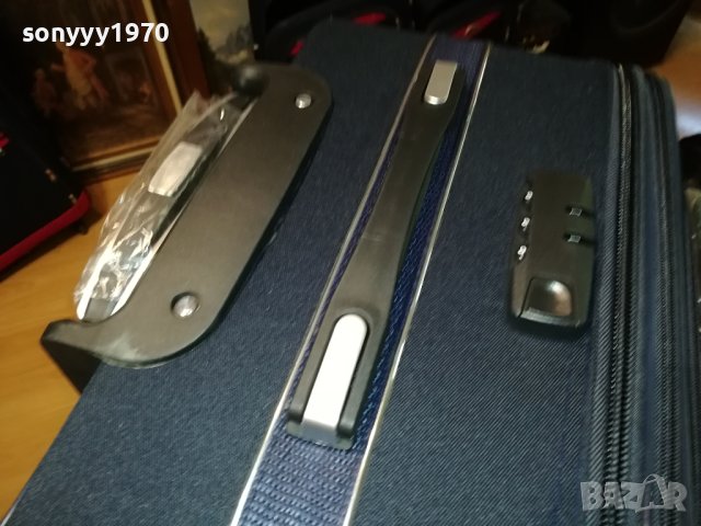 куфар с колелца-нов текстил 0908231143, снимка 15 - Куфари - 41802529