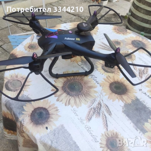 Дрон Follower X6 без дистанционно, снимка 4 - Друга електроника - 51780796
