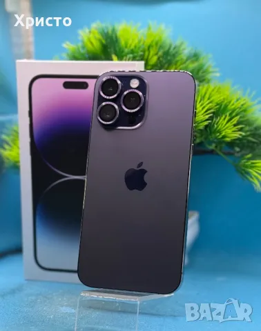 Apple iPhone 14 Pro Max, 128GB, 6GB RAM, 5G, Deep Purple  (еСим) , снимка 7 - Apple iPhone - 50108738