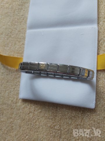 Гривна с позлатена четирилистна детелина, снимка 3 - Сватбени аксесоари - 42272096