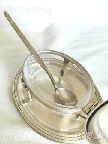 Изключително Красив Изящен Старинен Сребърен Италиански Аристократичен Съд , снимка 12 - Други ценни предмети - 40470711