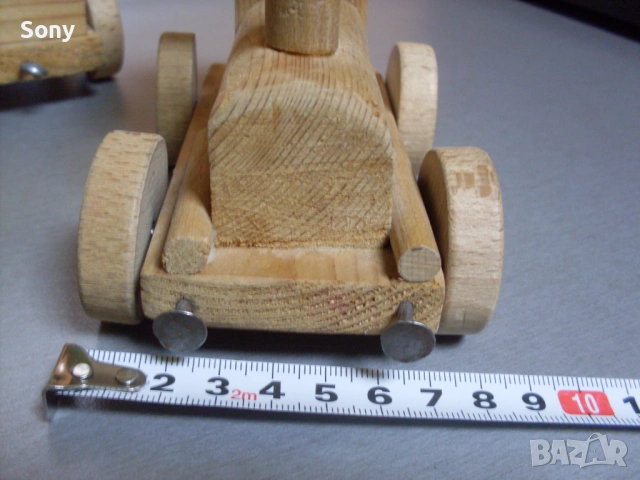 Стара ръчно изработена дървена играчка., снимка 6 - Антикварни и старинни предмети - 53063899