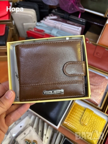 Мъжко портмоне естествена кожа