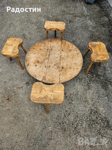 Маса Софра Паралия Синия , снимка 2 - Антикварни и старинни предмети - 50197998