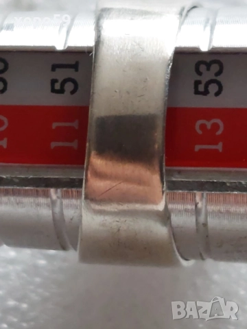 Стар сребърен пръстен с кехлибар, снимка 8 - Пръстени - 52496598