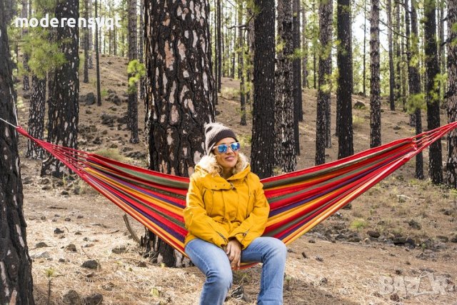 Градински хамак 200 х 80 см, снимка 2 - Други - 41169268