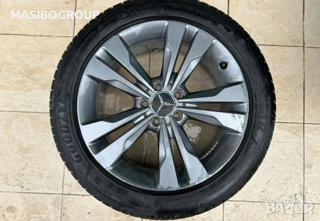 Алуминиеви джанти 7,5Jx18” за Мерцедес Mercedes със зимни гуми 245/40/18”  245/45/18”, снимка 13 - Гуми и джанти - 49405775