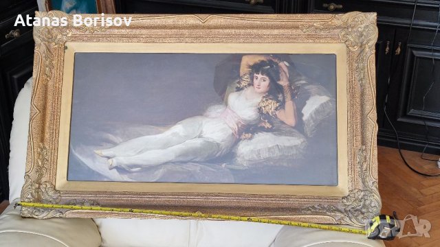 Масло върху платно. Репродукция на картини на Франчески Гоя, снимка 5 - Антикварни и старинни предмети - 39229274