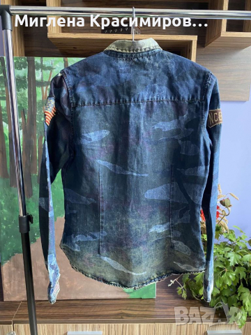 Дънкова риза, снимка 5 - Ризи - 33493721