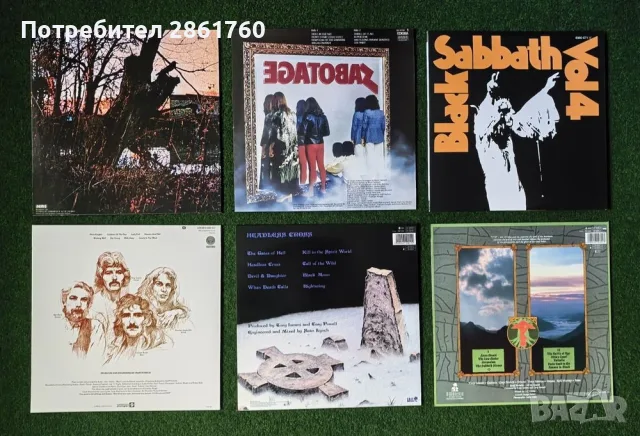 Нови Грамофонни Плочи Black Sabbath, снимка 2 - Грамофонни плочи - 34877962
