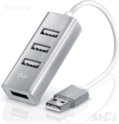 PrimeWire 4 портов USB хъб, алуминиев корпус, снимка 2 - Други - 40256553