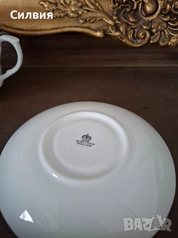 Голяма чаша с чинийка , снимка 4 - Чаши - 53141310