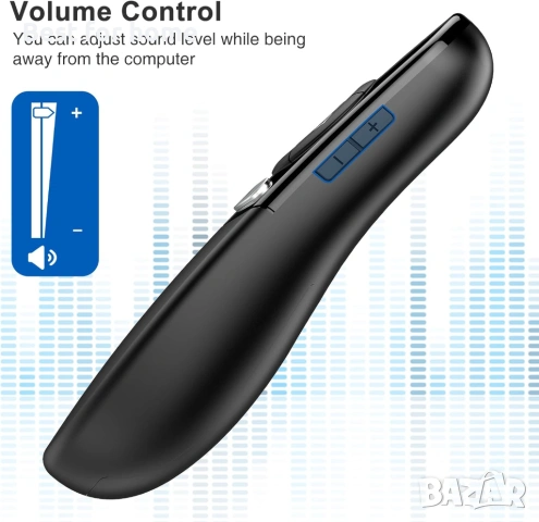 Физически и цифров кликер за презентации с показалец за PowerPoint , снимка 7 - Друга електроника - 53632342