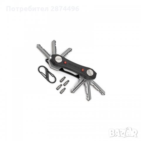 1392 Органайзер за ключове ключодържател Key Ninja с фенерче, снимка 1 - Други стоки за дома - 35731164