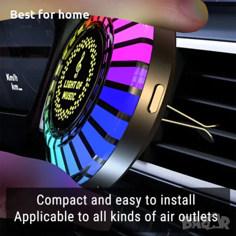 Мини диска лампа- - за автомобил, камион за дома- ММВ F5, снимка 6 - Други - 49779514