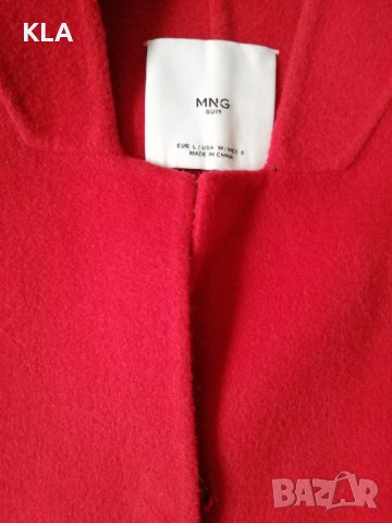 Червено палто/манто Mango, снимка 6 - Палта, манта - 39862667