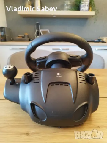 Logitech Driving Force GT – реставриран, обслужен, напълно изправен, снимка 10 - Аксесоари - 50335711