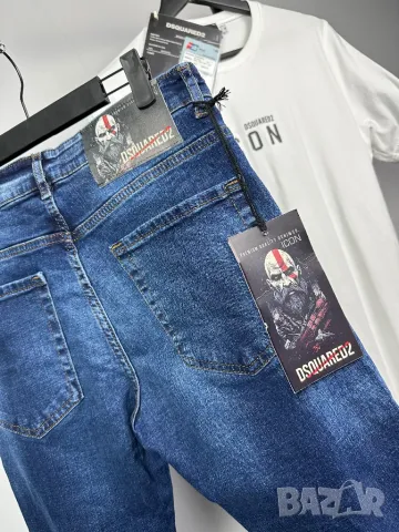 DSQUARED мъжки дънки КОД 182, снимка 6 - Дънки - 49251439