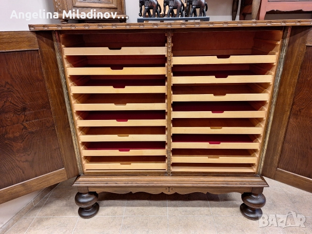 Гардероб, шкаф с богата дърворезба , снимка 4 - Шкафове - 52712120