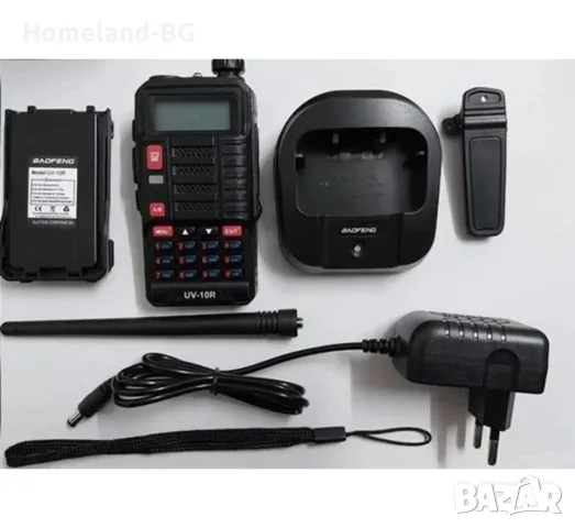 Мощна Радиостанция Baofeng BF UV10R 10W Walkie Talkie VHF UHF Transceiver, снимка 2 - Екипировка - 55837390