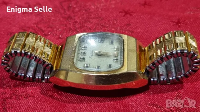 Съветски позлатен часовник Raketa, снимка 4 - Мъжки - 49945762