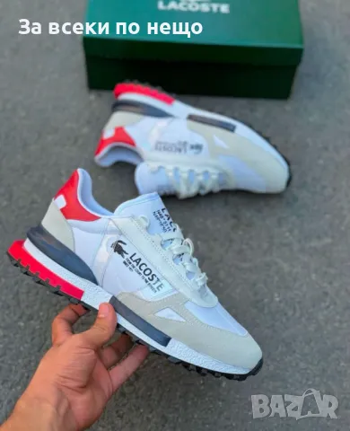 Lacoste Мъжки Маратонки👟Мъжки Спортни Обувки Лакост - 3 Налични Цвята Код E230, снимка 5 - Маратонки - 50412024