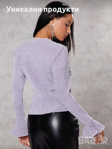 Елегантна блуза, снимка 2 - Блузи с дълъг ръкав и пуловери - 52827211